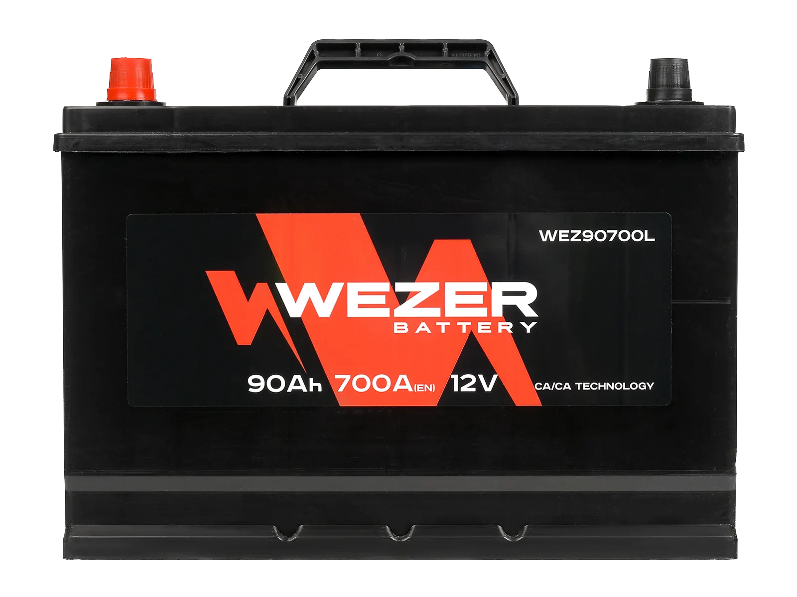 Аккумулятор WEZER 90Ah 700A (L)