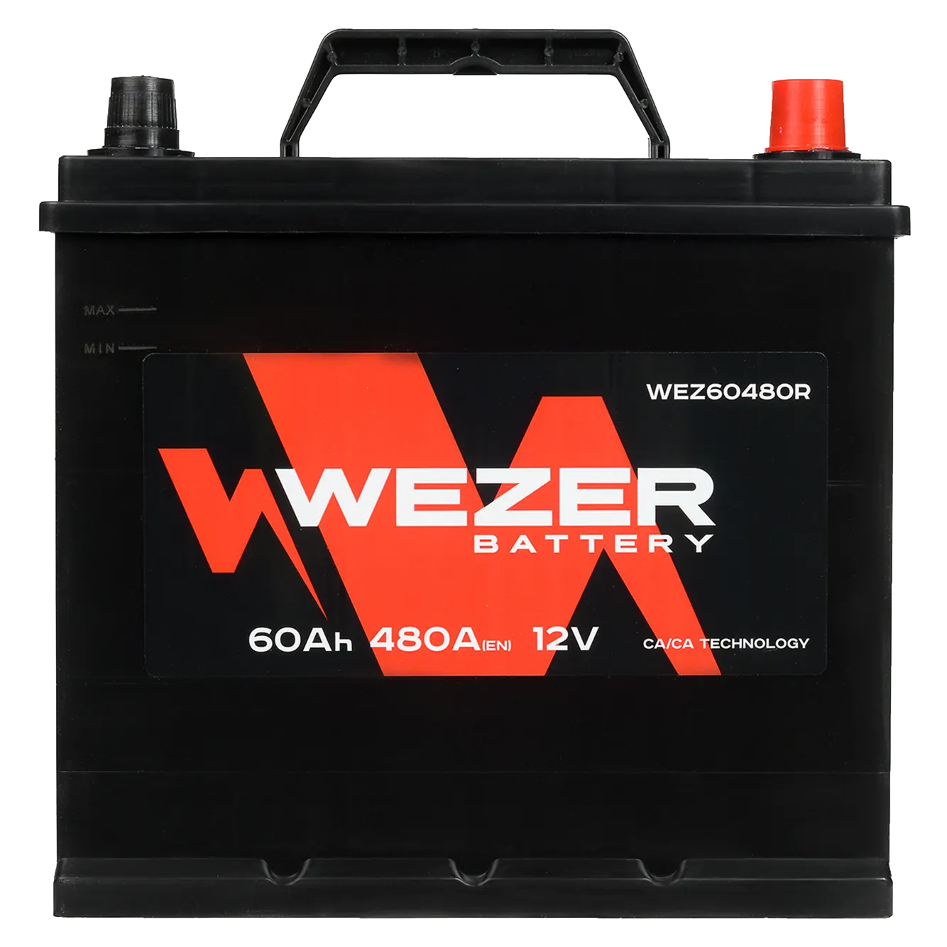 Аккумулятор WEZER 60Ah 480A (R)